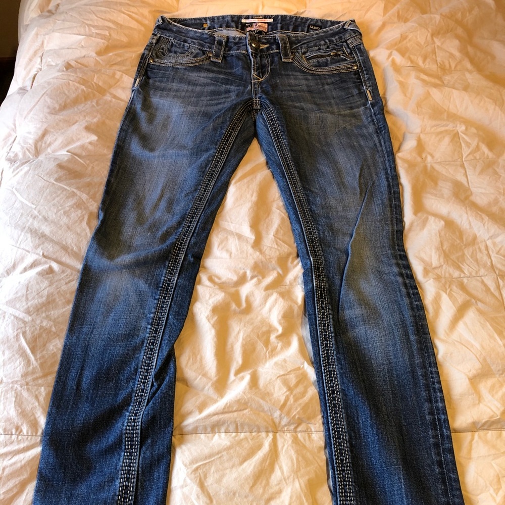 EXPRESS Rerock skinny jeans, size 4R